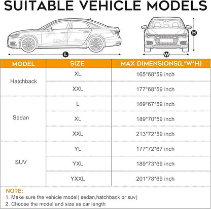 Waterproof SUV Car Cover: 6-Layer Protection from Rain, UV & Dust - Image 2