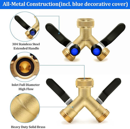 2 Pack Hose Splitter 2 Way Heavy Duty - Image 4