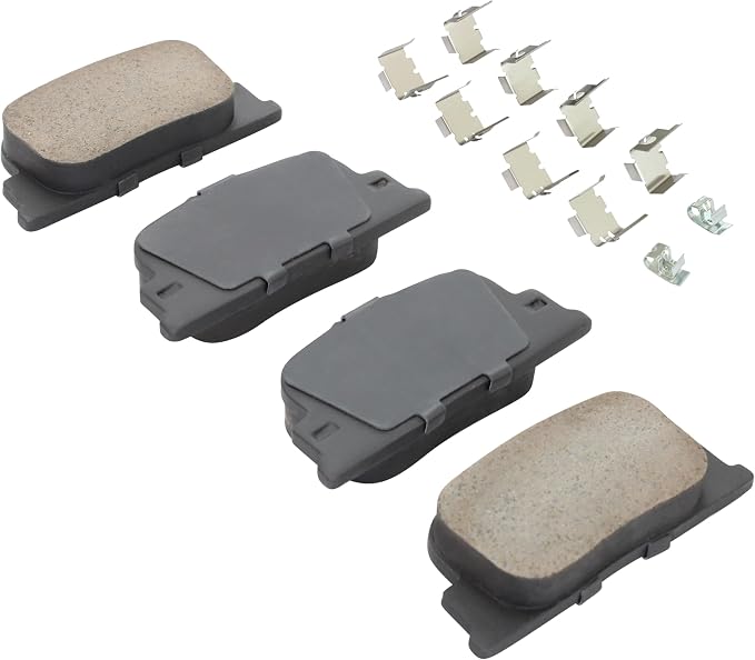 Premium Semi-Metallic Rear Brake Pads Compatible - Image 2