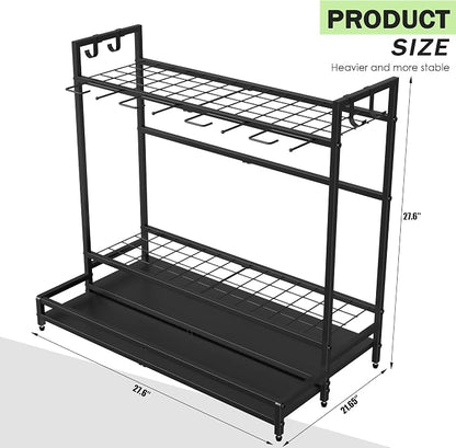Garden Tool Rack Organizer for Garage Yard Tool Storage, Garden Tools Storage - Image 2