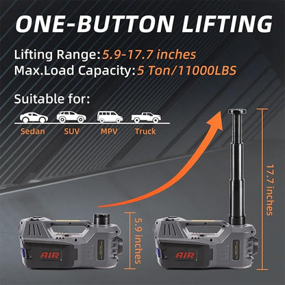 STANDTALL Electric Car Jack Kit 5T 12V Electric Floor Jack Lift - Image 2