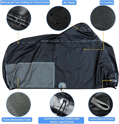 Motorcycle Cover, Motorcycle Cover Waterproof Outdoor - Image 4