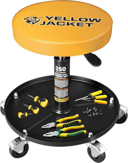 YELLOW JACKET Rolling Mechanic Stool by YELLOWJACKET