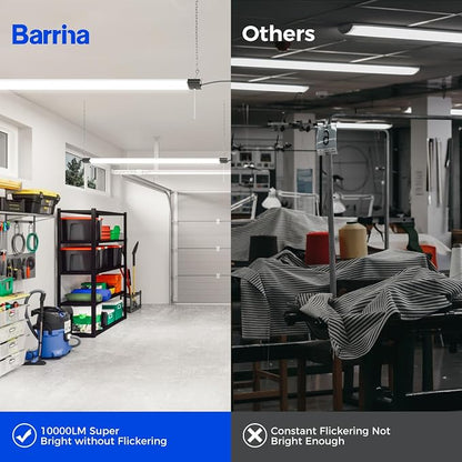 Barrina LED Shop Light for Garage, 5000K Linkable Light Fixture for Workshop - Image 3