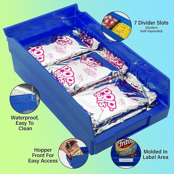 Akro-Mils 30130 Plastic Shelf Bins, Heavy Duty Storage Bins - Image 3