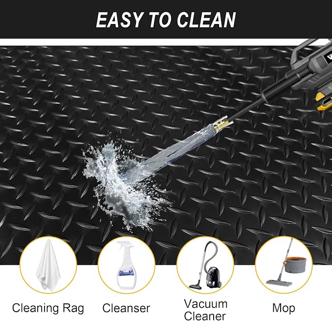 7.5x20 FT Garage Floor Mat, 2.8mm Thickened Flooring Roll - Image 5