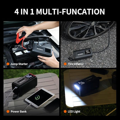 4-in-1 Dual Cylinder tire inflator - Image 2