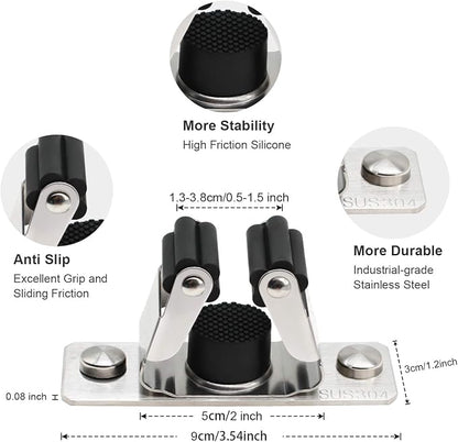 Mop and Broom Holder Wall Mount - Image 2
