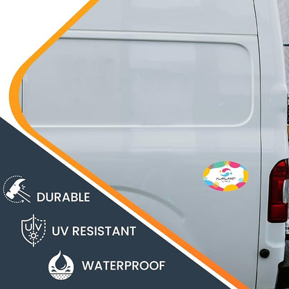 Magnet Me Up Custom Car Magnet, 4x6 Inch Oval, Customizable Magnet - Image 5