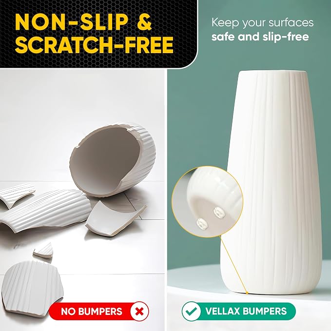 45 Clear Silicone Cabinet Door Bumpers – Self-Adhesive Pads, Quiet Soft Close - Image 3