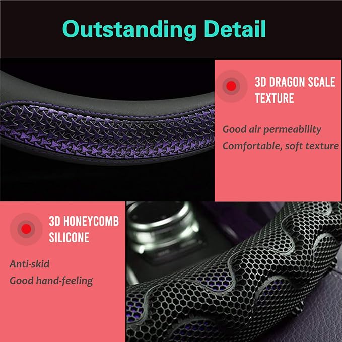 PINCTROT Steering Wheel Cover Great Grip - Image 3