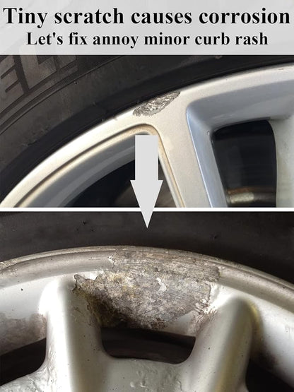 SYOAUTO Black Rim Touch Up Paint Rim Scratch Repair Pen Wheel Touch Up Paint - Image 3