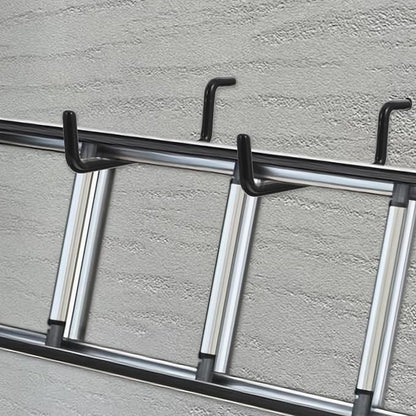 12 Pcs Heavy-Duty Black Ladder Hooks – Iron & PVC Wall Mount Storage Hangers - Image 7