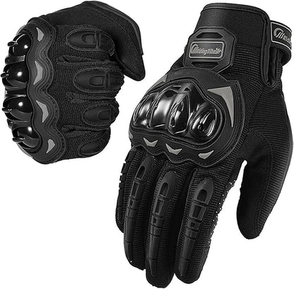 Motorcycle Gloves for Men and Women Full Finger Touchscreen Mountain Dirt Bike by BIHAIZG
