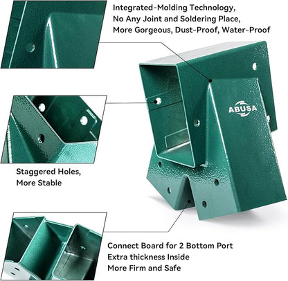 Heavy Duty Swing Sets Brackets Including 2 Green A-Frame Swing Set Brackets and - Image 2