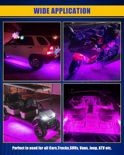 Pink Led Strip Lights, 12V Interior Light Strip IP68 Waterproof Cuttable - Image 5