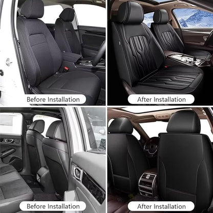 YORKNEIC Fit for Hyundai Kona Seat Covers 2018-2025: Leather Waterproof Car - Image 6