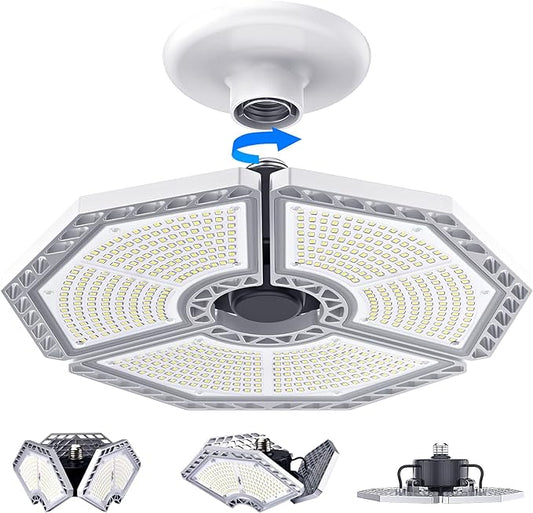 KERNOWO LED Garage Lights, 140W 18500 Lumens Garage Lighting, 6000K Daylight by KERNOWO