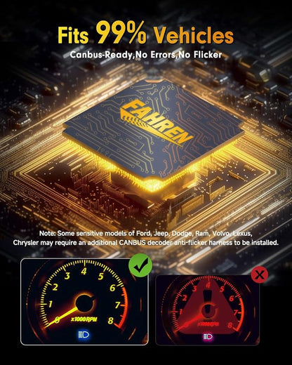 FAHREN Upgraded & Brightest H7 Led Bulbs,  ,  Ultra Bright - Image 7