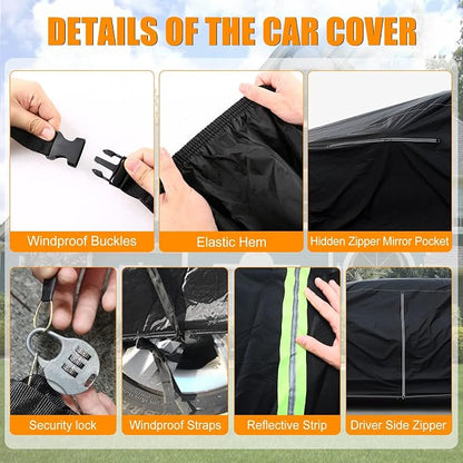 Waterproof Car Cover Compatible - Image 3