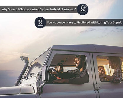 FOOKOO Ⅱ HD Backup Camera System Kit, Sharp CCD Chip, 100% Not Wash Up - Image 7