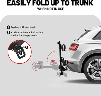 Young E-Bike Rack Hitch Mount Platform Style - Image 8