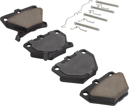 Premium Semi-Metallic Rear Brake Pads Compatible - Image 2