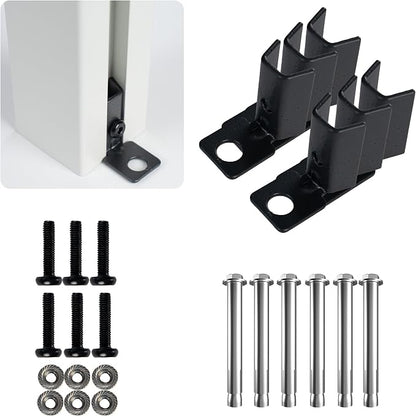 Kozyard Ground Mounting Kit for 3-Panel Privacy Screens – Perfect for Securing by Kozyard