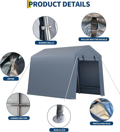 7*12F Outdoor Storage Shed - Image 6