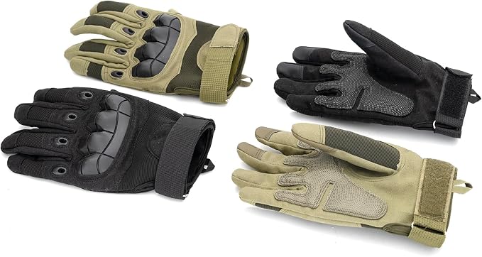 Touchscreen Tactical Gloves for Outdoor Protection Gloves, Motorcycle Riding - Image 4