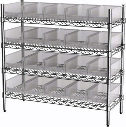 Hudson Exchange 36x14x33, Industrial Wire Shelving Unit by HudsonExchange