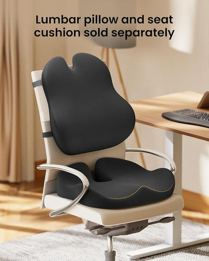 ProtoArc Lumbar Support Pillow for Office Chair, Memory Foam Back Support - Image 8