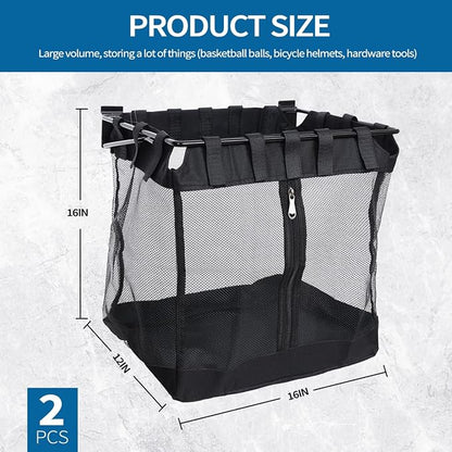 2Pcs Large Slatwall Baskets Mesh Slatwall Baskets - Image 2