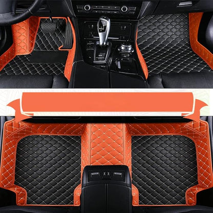 Custom All-Weather Protection Luxury Leather Floor Mats - Image 2