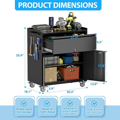 Metal Garage Storage Cabinet - Image 3