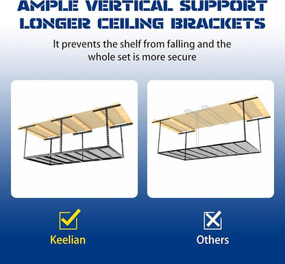 4x8 Overhead Garage Storage Rack - Image 7