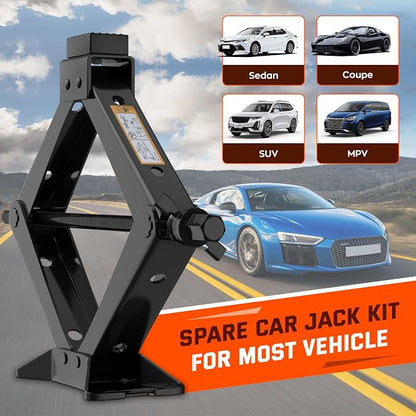 Universal Car Jack Kit Scissor Jack - Image 6