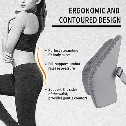 Memory Foam Lumbar Support Pillow - Image 3