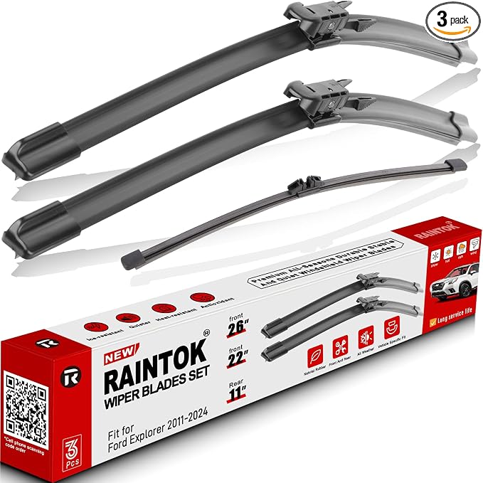 Windshield Wiper Blade Set Replacement by RAINTOK