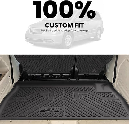LASFIT Backrest&Trunk Mats Fit for Chrysler Town & Country 2008-2016/Dodge - Image 4