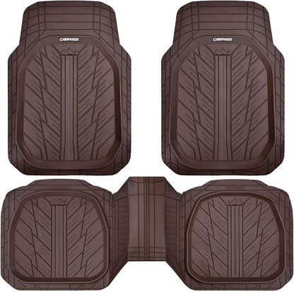 CAR PASS DeepDish Floor Mats for Cars Full Set, Heavy Duty Rubber Car Mats - Image 9