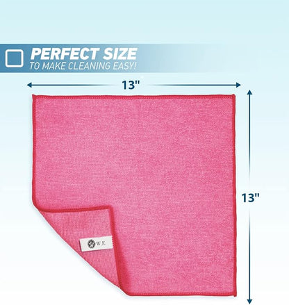 Microfiber Cleaning Cloth-24Pcs Ultra Soft Highly Absorbent Rags - Image 2