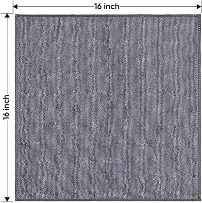 HOMEXCEL Microfiber Cleaning Cloths 12 Pack, Premium 16 x 16 inch Microfiber - Image 7