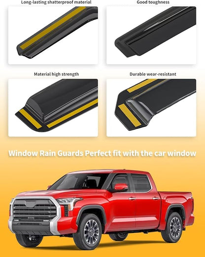 in-Channel Window Rain Guards Fit - Image 8