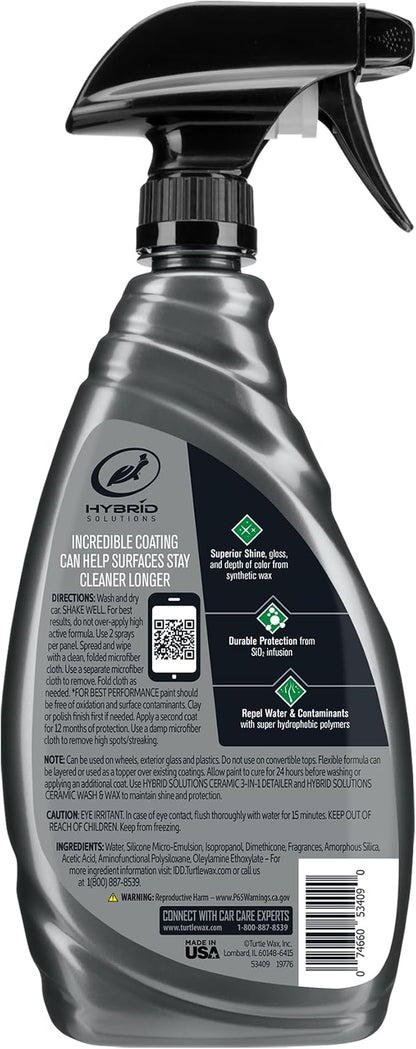 Turtle Wax 53409 Hybrid Solutions Ceramic Spray Coating, Incredible Shine and - Image 6