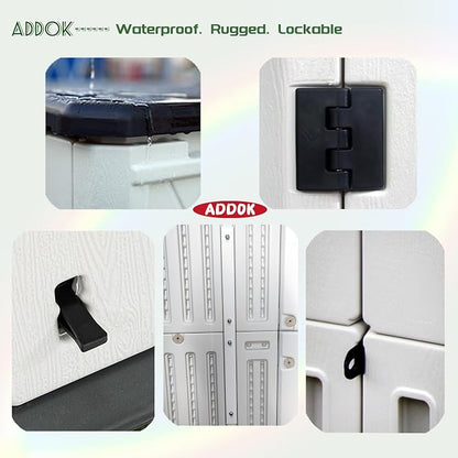 ADDOK Vertical Outdoor Storage Shed - Image 4