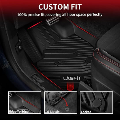 LASFIT Floor Mats for Ford Bronco Sport 2025 2024 2023 2022 2021 Carpeted Floor - Image 3