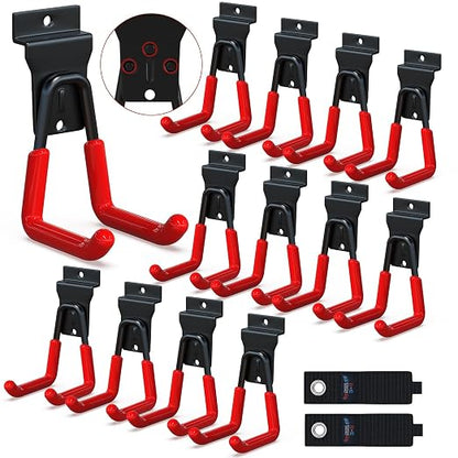 3-H Slat Wall Hooks 12 Pack 4.5 Inch, Slatwall Hooks U Shape, Slatwall by 3-H