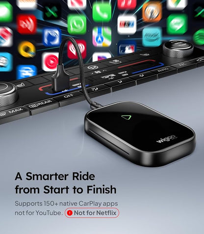 Wigoo 2025 Upgrade Wireless CarPlay Adapter - Image 3