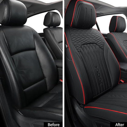 Car Seat Covers Full Set, Leather Seat Covers - Image 6